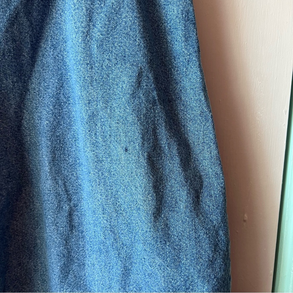 Vintage Y2K Route 66 Embroidered Denim Skirt Size 7/8 - Picture 5 of 8